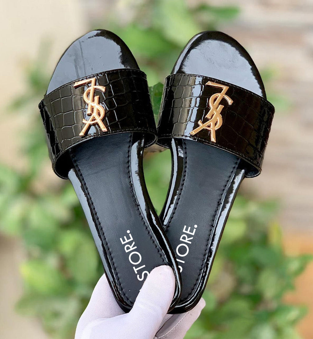Noir Charm Slides