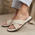 Canves Cross Slipper