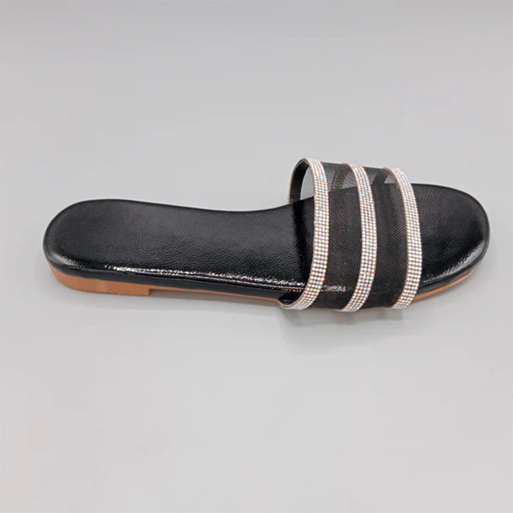 Crystal Stripe Slipper