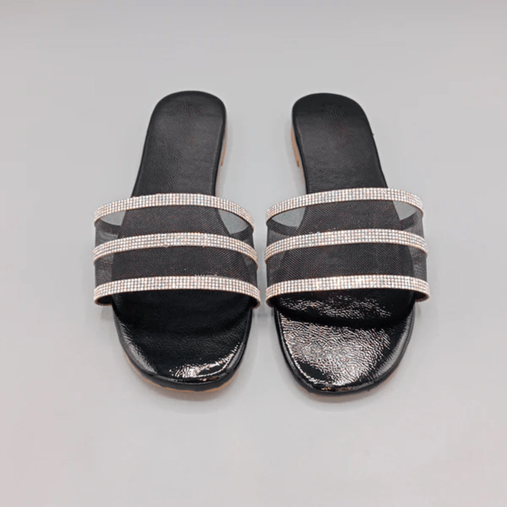 Crystal Stripe Slipper