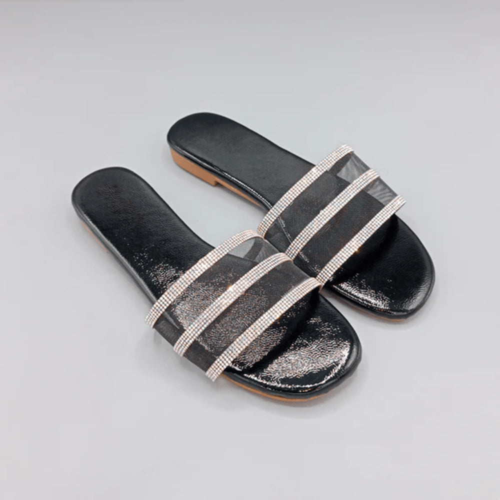 Crystal Stripe Slipper