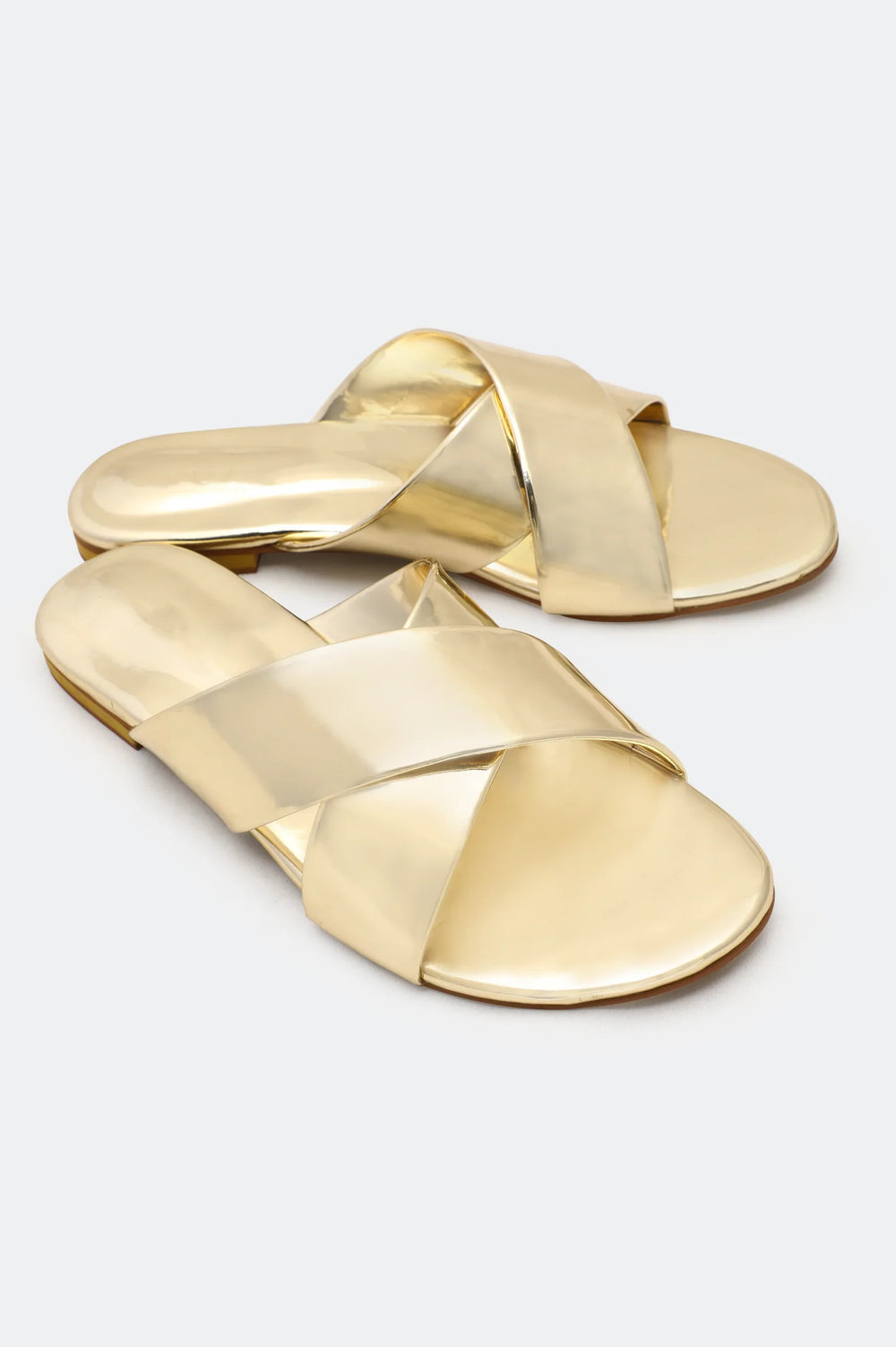 Golden Flat Slipper