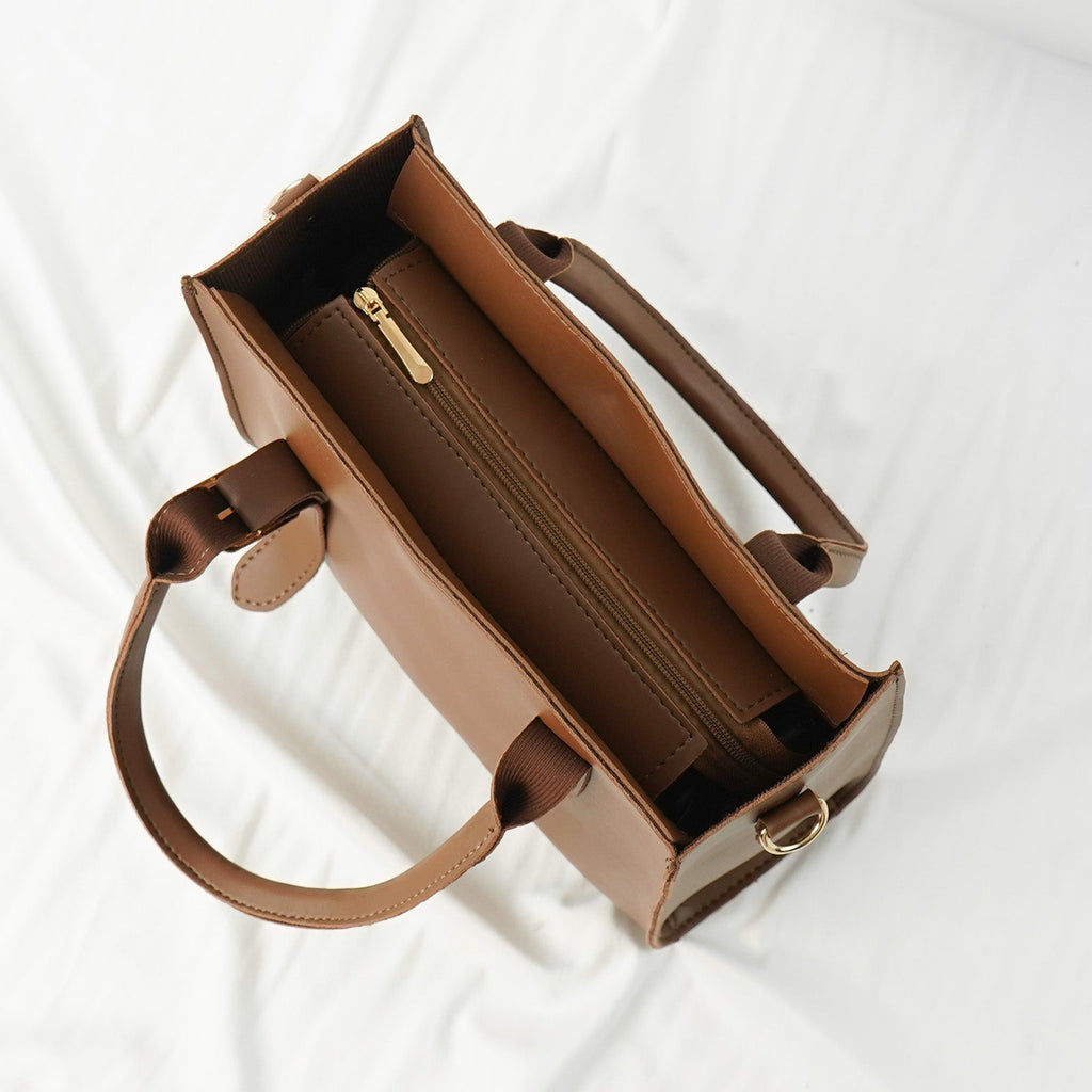 Posh set of 3 Bag brown