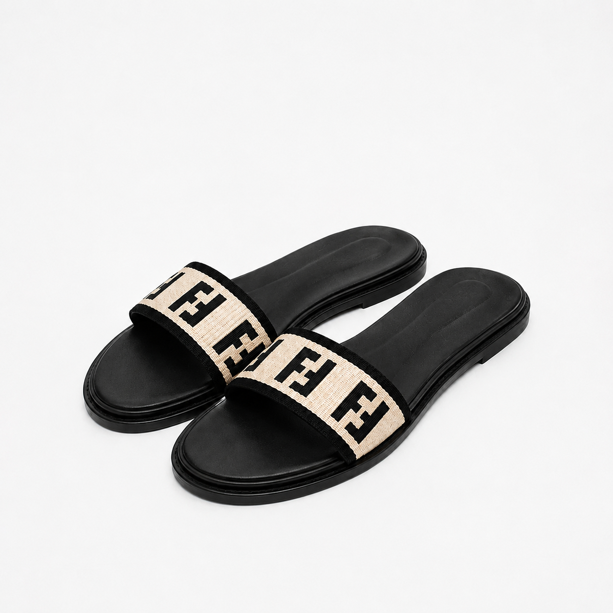 Beige Luxe Slide