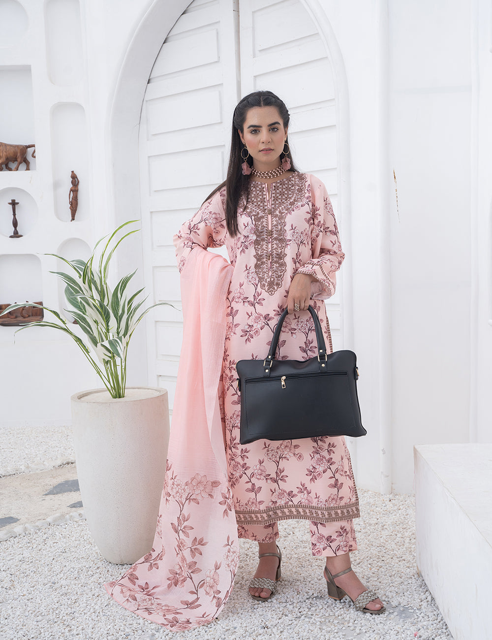 Slik Laptop Bag (peach)