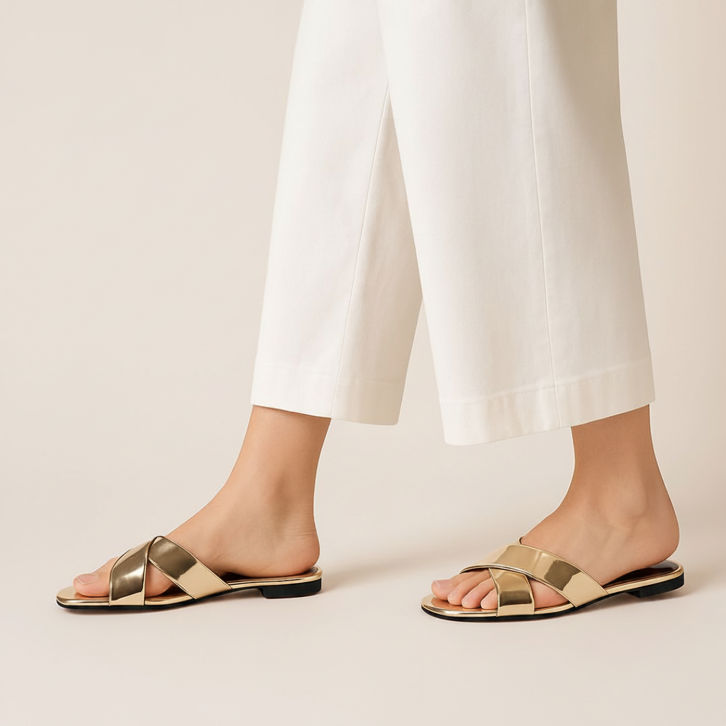 Golden Flat Slipper