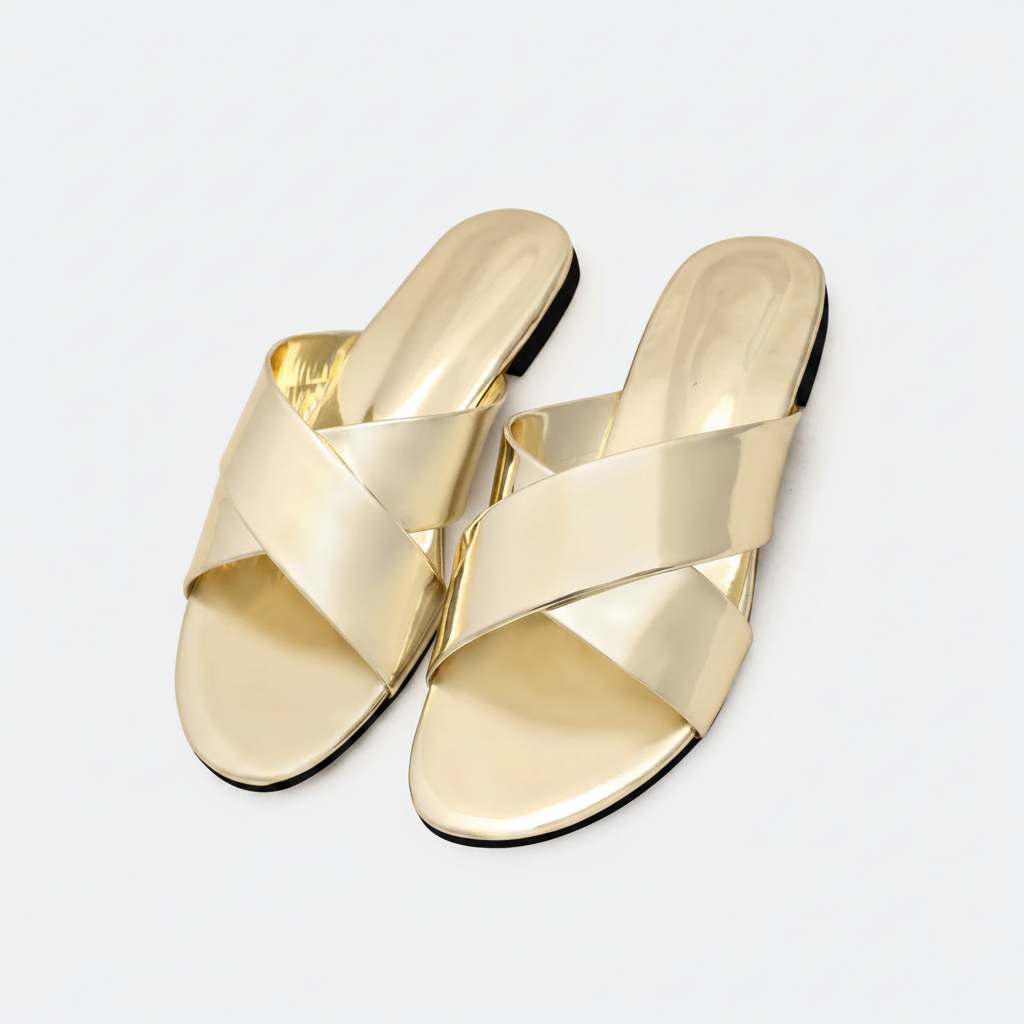 Golden Flat Slipper