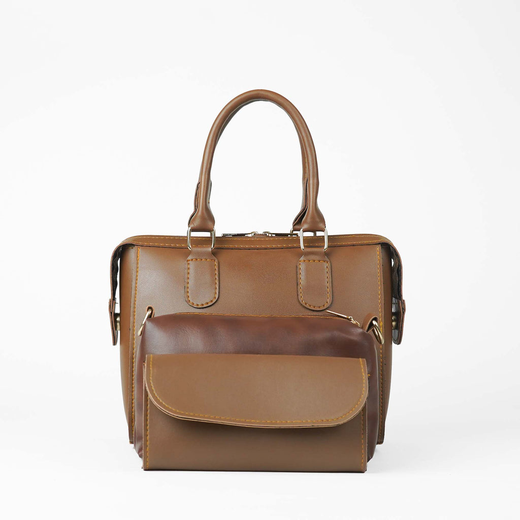 Olive Bag Set of 3 Brown