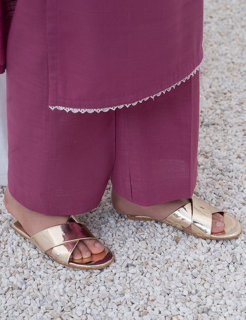 Golden Flat Slipper