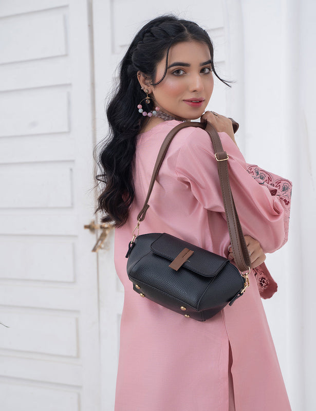 Mini Flap Crossbody Bag Maroon